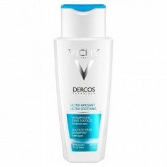 Vichy Dercos Ultra Soothing Sulfate-Free Shampoo Dry Hair sampon fara sulfati pentru par foarte uscat si sensibil 200 ml foto