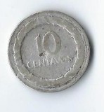 Moneda 10 centavos 1947 - Columbia, 2,5 g argint 0,500