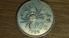 Tuvalu - moneda de colectie exotica rara - 10 cents 1985 UNC - extrem de greu de gasit!, Australia si Oceania