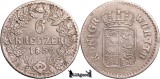 1850, 6 Kreuzer - Wilhelm I - Regatul W&uuml;rttemberg - fals contemporan, rebatere, Europa, Argint