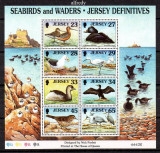 JERSEY 1999, Fauna, Pasari, bloc neuzat, MNH, Nestampilat