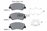 Set placute frana TEXTAR 2534801