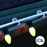 Set carlige, jgheab, instalatii luminoase, 50 buc, transparente