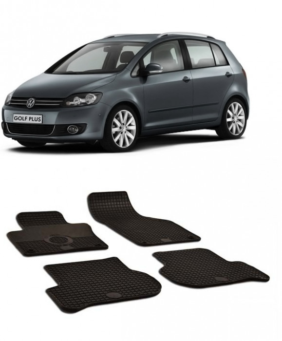 Covorase auto cauciuc VW GOLF PLUS (2008-2014)