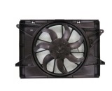 GMV radiator electroventilator Chrysler Pacifica Hybrid, 2016-, motor 3.6 V6, benzina/electric, cutie automata, cu AC, 493 mm; 3 pini, Rapid