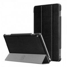 Husa carte KRASSUS pentru Huawei MediaPad M3 Youth / Lite 10 inch flip cover pliabila din piele PU, negru foto
