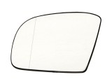 Geam oglinda exterioara cu suport fixare Mercedes Clasa Ml (W164), 07.2005-2008; Clasa R (V251), 09.2005-04.2010, partea Stanga, incalzit; sticla asf