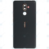 Nokia 7 Plus (TA-1046, TA-1055) Capac baterie cupru negru