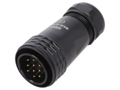 Mufă SA28 Tată PIN 10 IP67 Lipire pe Cablu 500V 10A