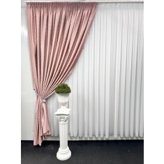 Draperie baroc, roz