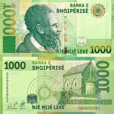 ALBANIA █ bancnota █ 1000 Leke █ 2019 (2021) █ UNC █ necirculata