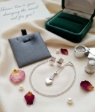Cumpara ieftin Set Bijuterii Argint 925 , zPure Love, , Colier E i Cercei Inima cu Cristale Lacrima