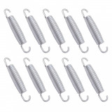 Arc Trambulina 137mm, 200N, 10 Bucati, Fier Zincat Argintiu, vidaXL - Arcuri Rezistente Trambulina