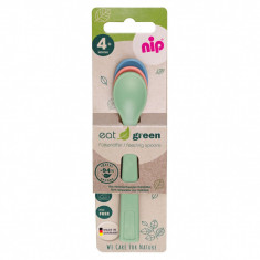 Set 3 lingurite pentru bebelusi nip Eat Green 37066