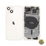 Capac Baterie Apple iPhone 13 mini Cu Carcasa Mijloc Alb (Starlight) Swap