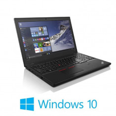 Laptop Lenovo ThinkPad T560, i5-6200U, 256GB SSD, Display NOU FHD, Win 10 Home