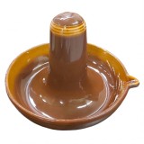 Suport cu Tava Romana din Lut pentru Fript Pui in Cuptor 23cm CNN46346