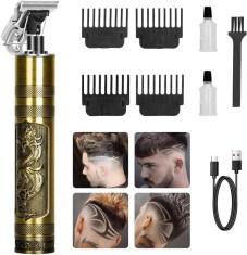 Aparat de tuns electric O - Ma?ina de tuns fara fir pentru barba?i, lama in T reincarcabila fara fir pentru taiere apropiata pentru barba?i Aparat de foto