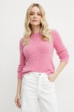 Weekend Max Mara pulover femei, culoarea roz, 2515361081600