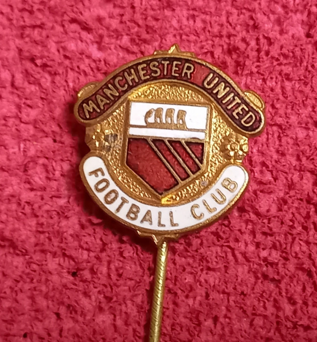 Insigna (model vechi) fotbal - MANCHESTER UNITED (Anglia)