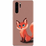 Husa silicon pentru Huawei P30 Pro, Fox Cartoon Animal And