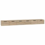 Cumpara ieftin Dulapuri perete, 2 buc., sonoma, 102x30x20 cm, lemn prelucrat