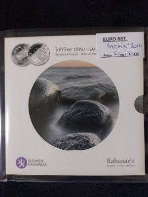 Finlanda 2010 - Set complet de euro bancar de la 1 cent la 2 euro + medal foto
