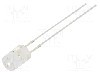 Dioda LED, 5mm, ro&amp;#351;ie, 1000mcd, 14mA, 5,5...20V, OPTOSUPPLY - OSR5PA5GA1B-CRLED14