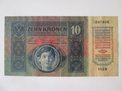 Austro Ungaria 10 Kronen 1915 foto
