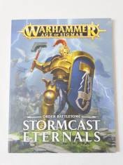 Warhammer Age of Sigmar Order Battletome Stormcast Eternals - carte reguli foto