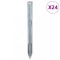 vidaXL Țăruși de cort, 24 buc., 22 cm, &Oslash;7 mm, oțel galvanizat 4009337