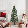 VidaXL Pom de Crăciun artificial pre-luminat cu set de bile 120 cm 3396145