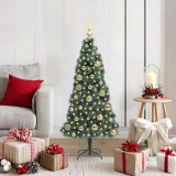 VidaXL Pom de Crăciun artificial pre-luminat cu set de bile 120 cm 3396145