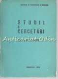 Cumpara ieftin Studii si Cercetari Meteorologie 1983, Institutul Meteorologie si Hidrologie, Bucuresti, 322 Pagini, Geografie, Romana