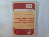 TEHNOLOGIA CRESTERII PASARILOR,ANIMALELOR MICI,PESTILOR,ALBINE...I.VANCEA.1985Z1