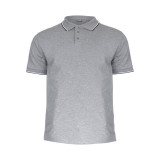 TRICOU BUMBAC POLO SUBTIRE / GRI - 3XL