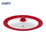 CAPAC STICLA CU MARGINE DIN SILICON AJUSTABILA PE 3 DIMENSIUNI, Heinner