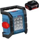Bosch GLI 18V-1200 C + GBA - Lampa + Acumulator Li-Ion 18 V 5 Ah