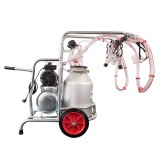 Aparat de muls vaci, oi si capre, un bidon aluminiu 20 litri, 3 posturi