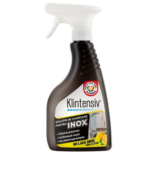 Solutie curatare inox, 500 ml, Klintensiv