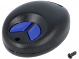 Carcasa Telecomanda Auto 2 Butoane ABS-101, Neagra, 39x51mm, Clipsuri+Suruburi, Baterie