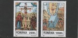 ROMANIA 2002 LP 1583 SFINTELE PASTI SERIE MNH