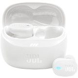 Casti In-Ear JBL Tune Buds 2, True Wireless, Bluetooth, ANC, Autonomie 48 ore, IP54, Multi-point, Alb