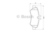 Set placute frana,frana disc VW CRAFTER 30-50 platou / sasiu (2F) (2006 - 2016) BOSCH 0 986 494 123
