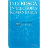 D. D. Rosca in filosofia romaneasca. Studii - 1979 - Tudor Catineanu ($M60)