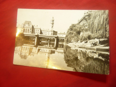 Ilustrata Oradea = Podul de peste Cris ,circulat 1966 foto