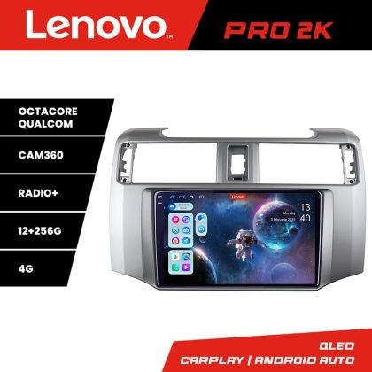 Navigatie Toyota 4runner 2009-2019 Android radio gps internet 8 core QLED 2K 12+256 360 Lenovo CarStore Technology