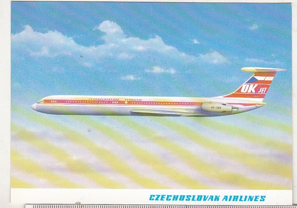 bnk cp Aviatie - CSA Cehoslovacia - Ilyushin IL-62 - necirculata