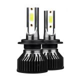 Set 2 Becuri auto F2 H1/H11, LED COB, 100W, Universal