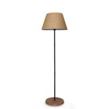 Cumpara ieftin Lampadar PWL-1082, E27 bej-negru-nuc, 36x145 cm